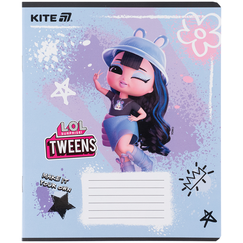 Тетрадь 12 лист., лин., гибр. лак + УФ лак, LO (LO25-234) Kite - фото 6