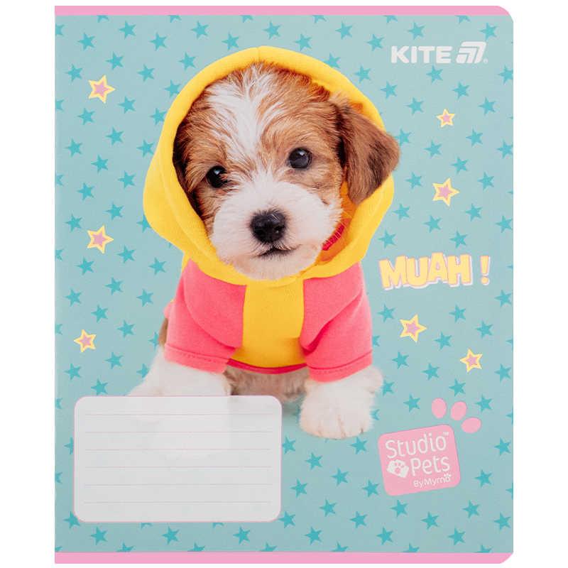 Зошит 12 арк., лін., гібр. лак + УФ лак, Studio Pets (SP25-234) Kite - фото 4