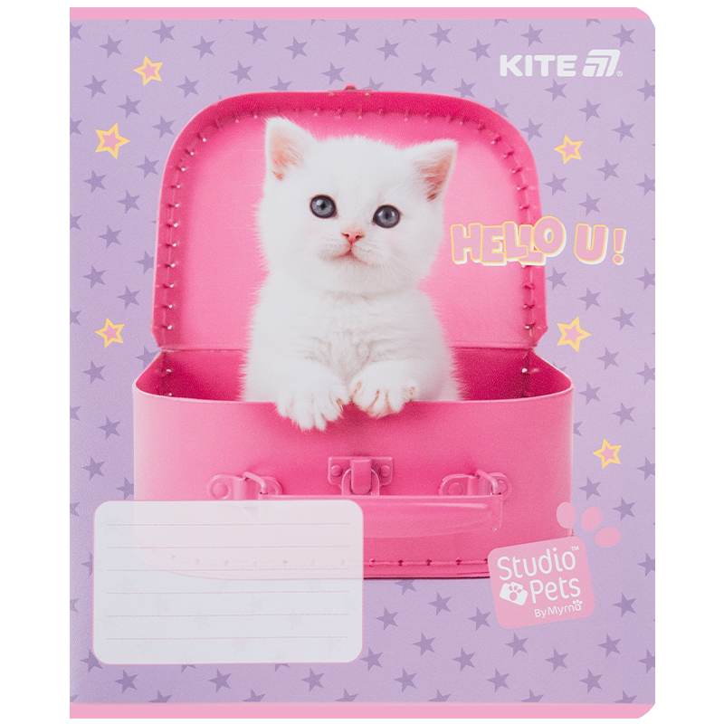 Зошит 12 арк., лін., гібр. лак + УФ лак, Studio Pets (SP25-234) Kite - фото 10