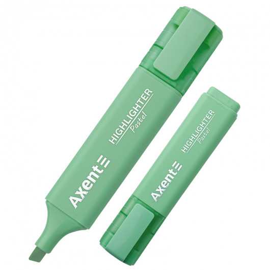 Маркер текстовый Highlighter 2537-A, 1-5 мм клиноп. пастель мятный Axent - фото 1