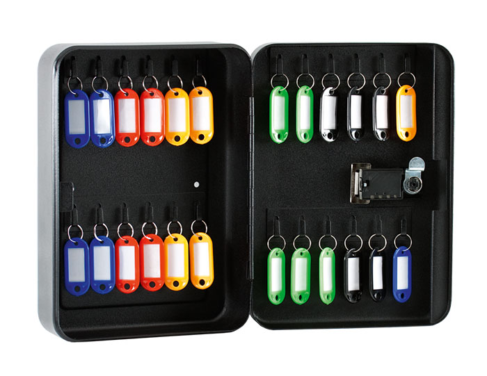 Сейф настенный для 24 ключей, металл., черн. BuroMax - фото 2