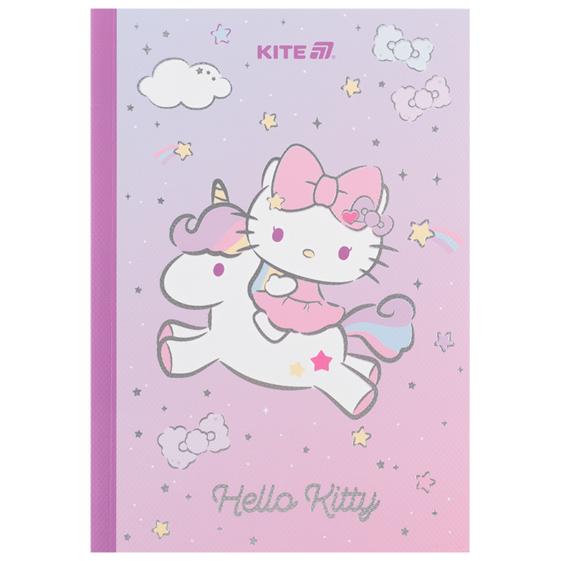 Блокнот мягкая обложка, А5, 40 лист., кл, Hello Kitty-1 (HK24-091-1) Kite - фото 1