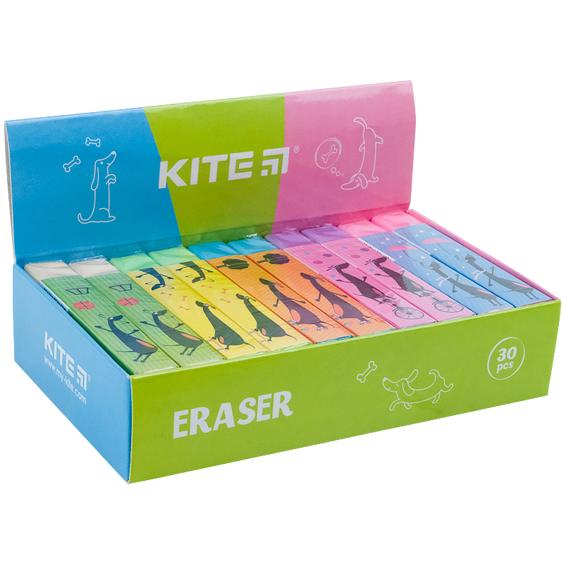 Ластик цветной Puppies, ассорти Kite - фото 6