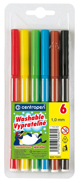 Фломастеры 6цв. 7790 Centropen - фото 4