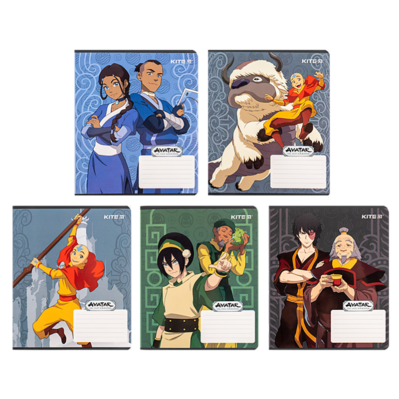 Зошит 12 арк., лін., софт тач + УФ лак, Avatar (AV24-234) Kite - фото 12