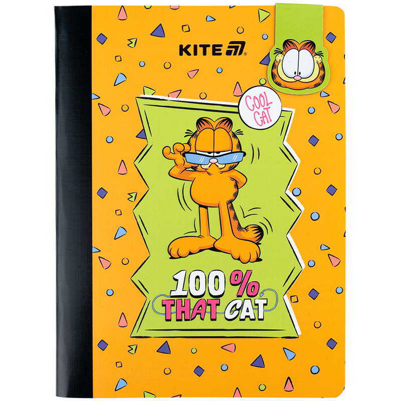 Блокнот с магнитной закладкой, А5, 60 лист., кл., Garfield (GF25-192) Kite - фото 3