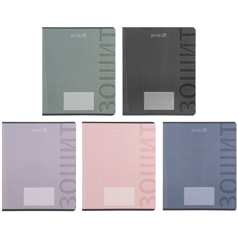 Зошит 18 арк., кл., софт тач + УФ лак, Kite One color (K25-236-2) Kite - фото 14