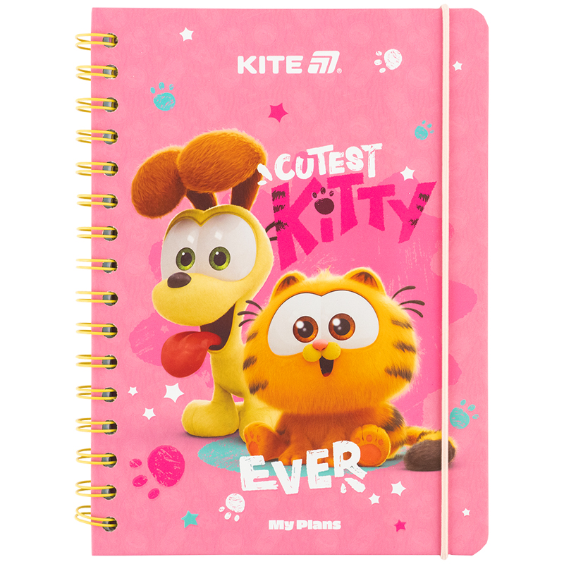 Щоденник на спіралі, тверда обкладинка, Garfield (GF25-438) Kite - фото 3