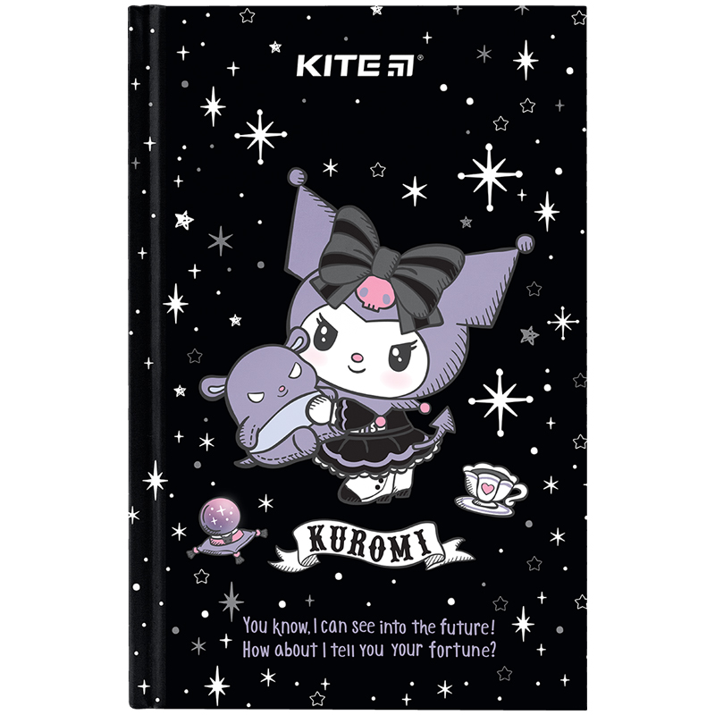 Книга записная твердая обл. А6, 80 лист., кл. Hello Kitty-1 (HK24-199-1) Kite - фото 1
