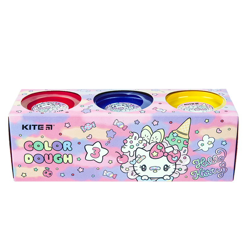 Тісто кольорове, 3*75 г Hello Kitty Kite - фото 4
