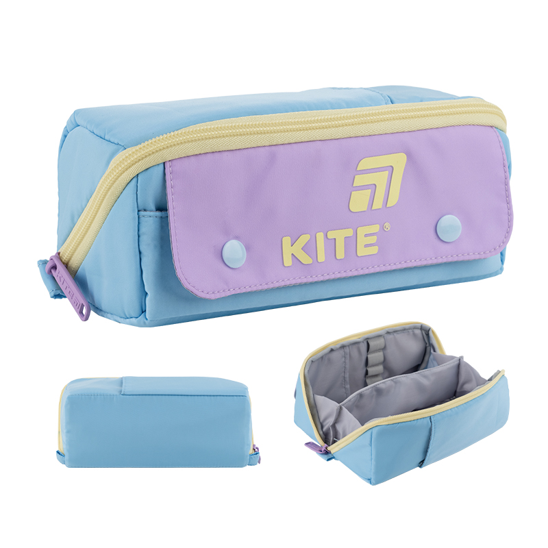 Пенал 2702-4 голубо-фиолетовый Kite - фото 5