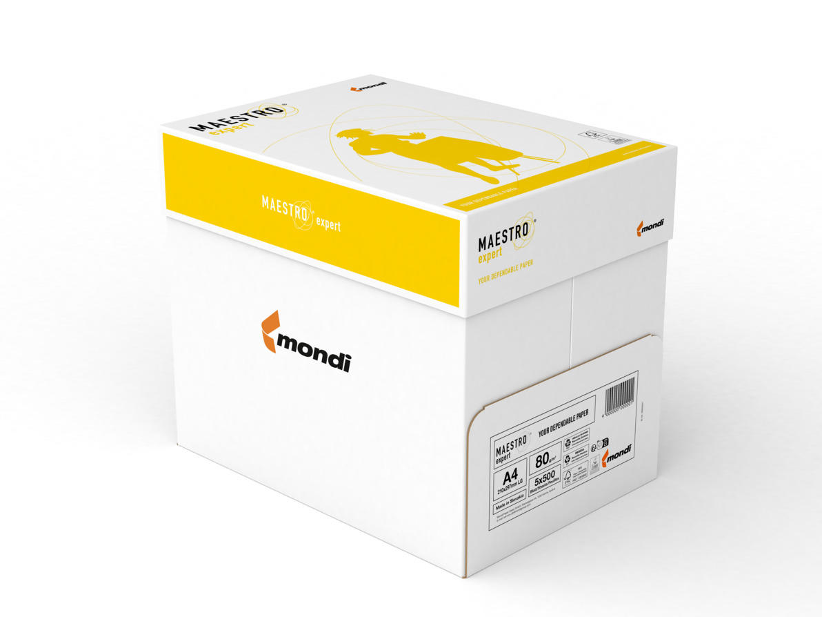 Папір А4 80г/м2 500арк., Maestro Expert Mondi - фото 4