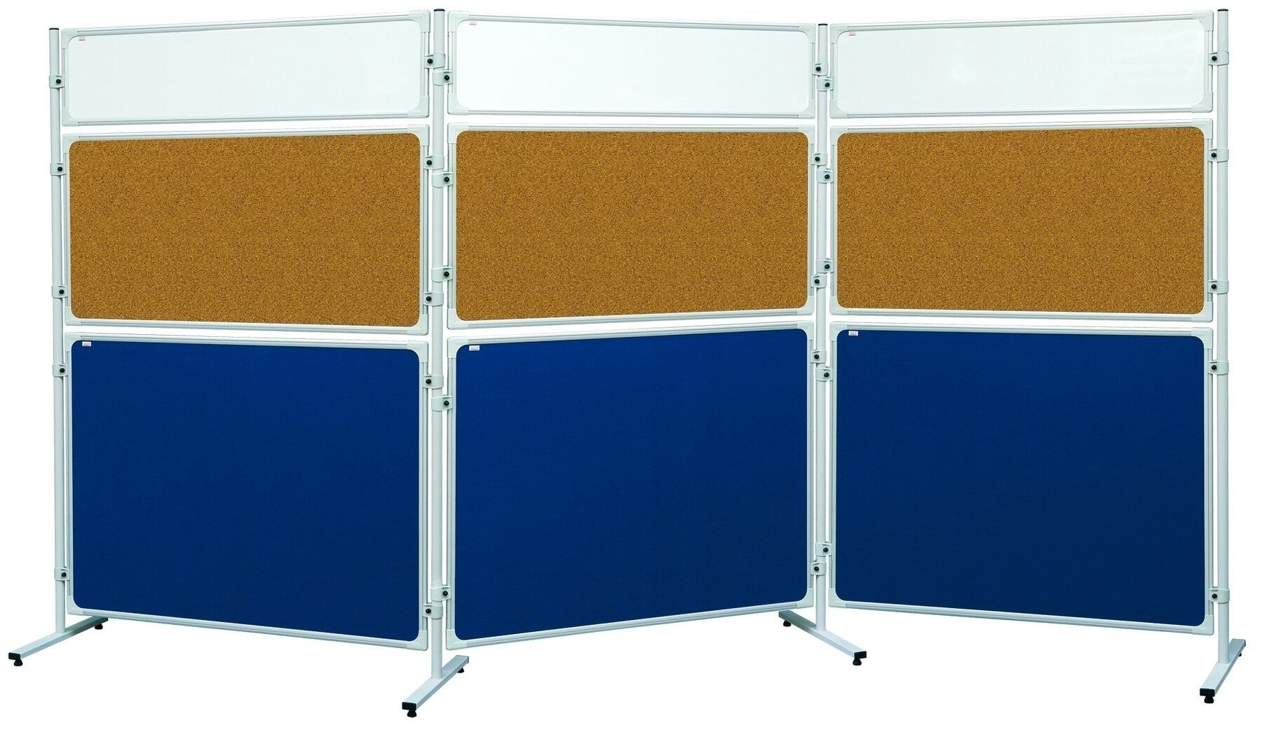 Доска модерационная 120х60см., сухостираемая, алюминиевая рамка 2x3 - фото 2