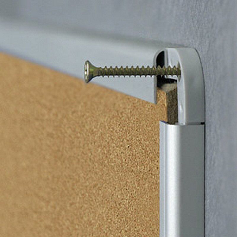 Доска пробковая ALU23 90*120см., алюминиевая рамка 2x3 - фото 5