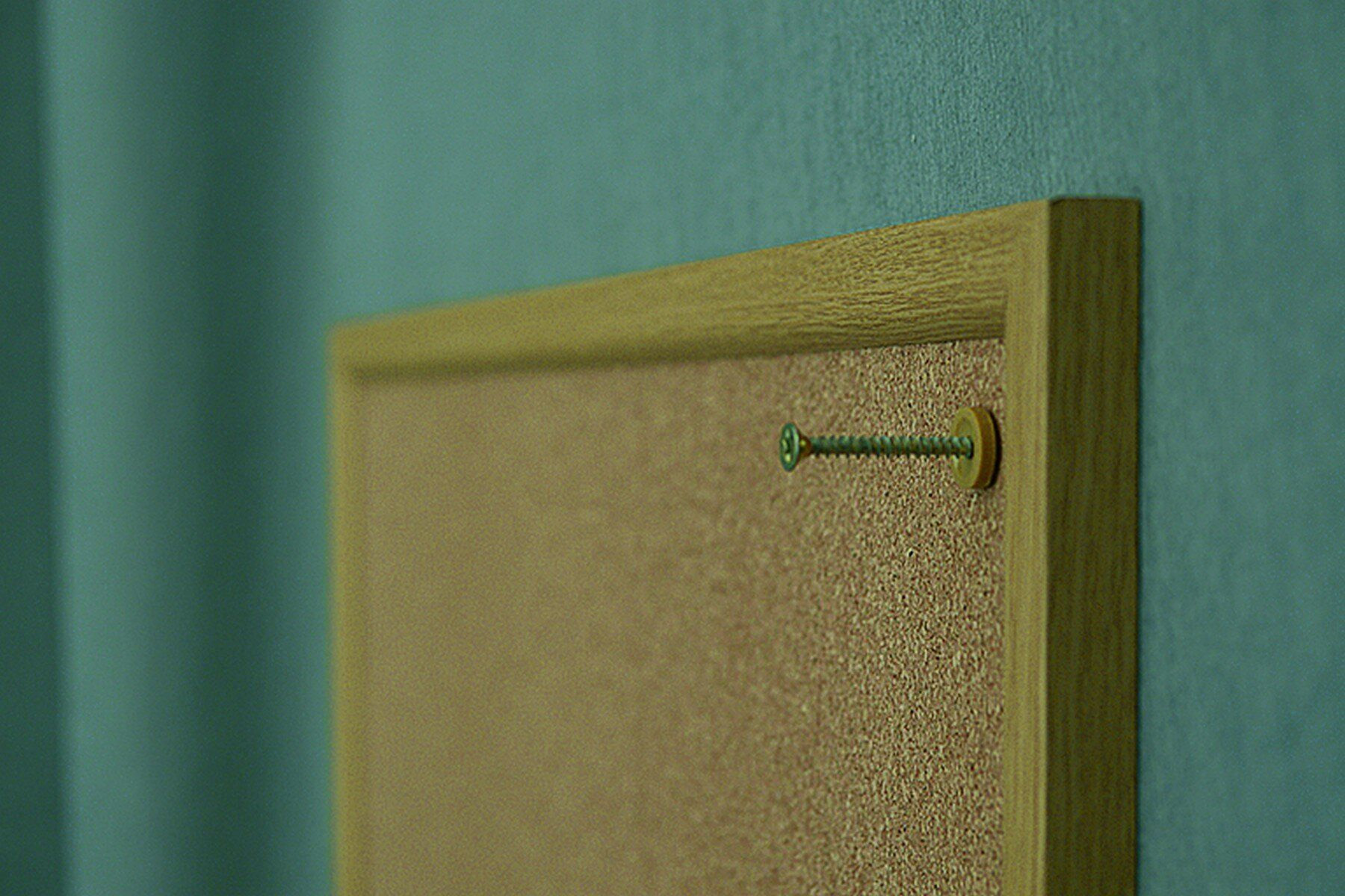 Доска пробковая (сосна) 30*40см., деревянная рамка 2x3 - фото 5