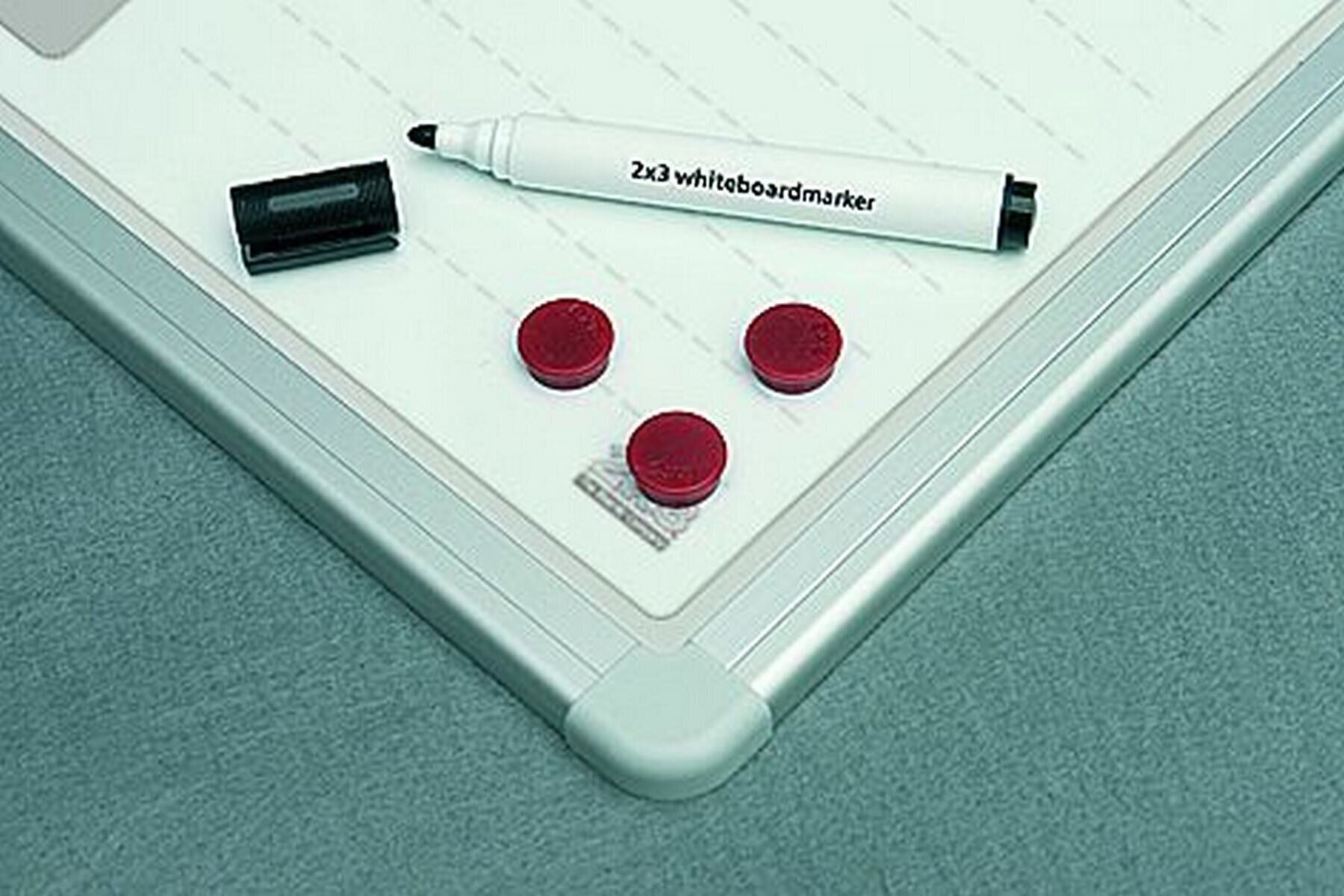 Доска белая магнитная планер на месяц ALU23 60*90см., алюминиевая рамка, лак 2x3 - фото 4