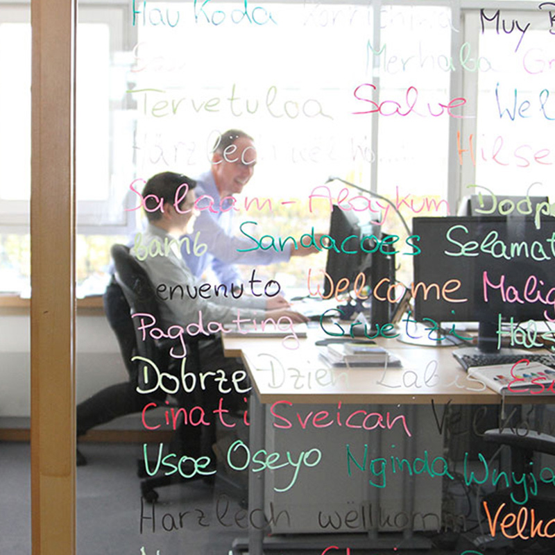 Маркер Glassboard для скляних досок, 90, круглий наконечник 2-3мм., св.-блакит. Edding - фото 3