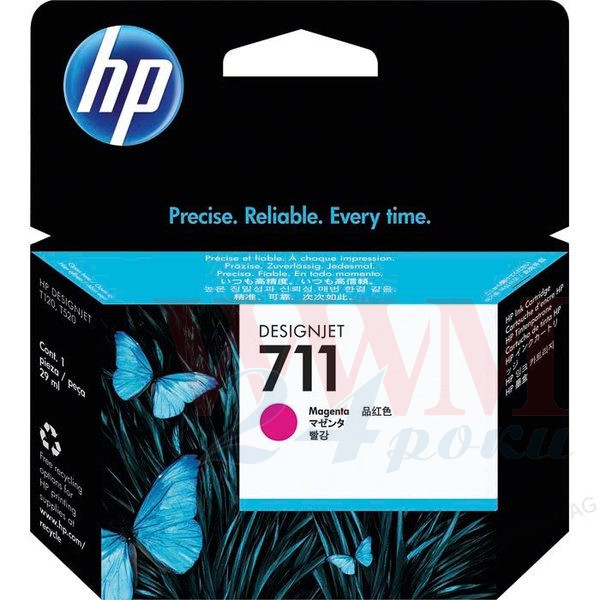 Картридж для струйных устройств HP DesignJet T120/T520, HP 711 (CZ131A), Magenta ориг. HP - фото 4