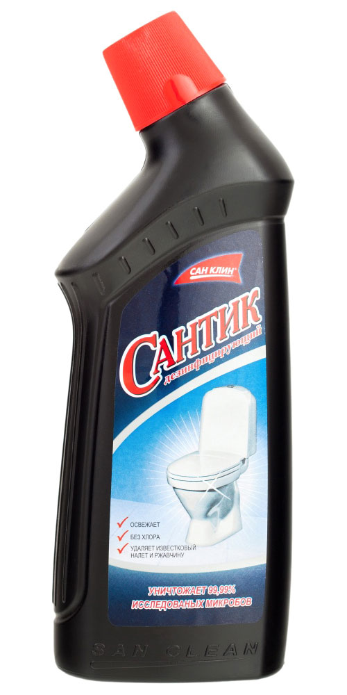 Засіб для чищення унітазів, 1000мл. Сантик - фото 1