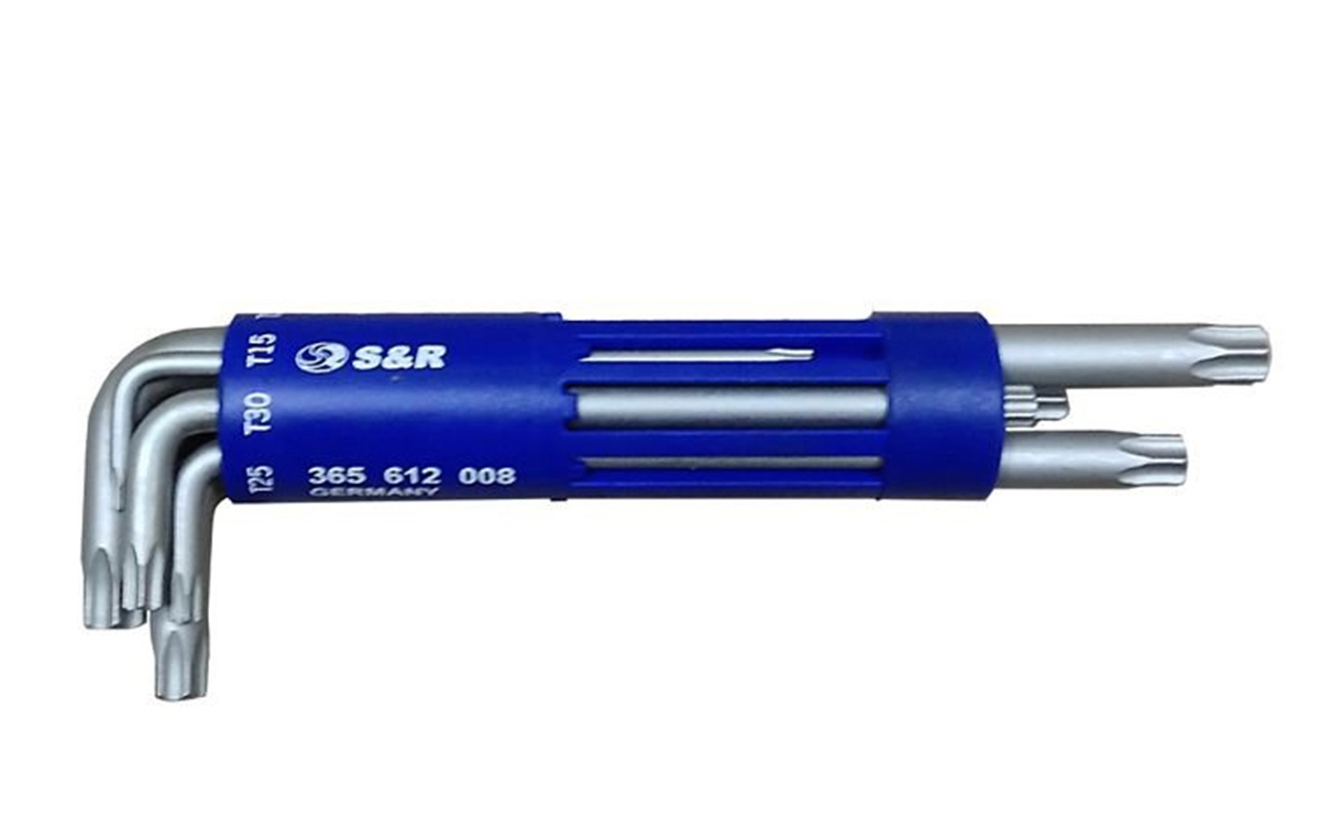 Набор шестигранных  ключей (TX0 10-50) Cr-V, 8 шт. S&R - фото 5