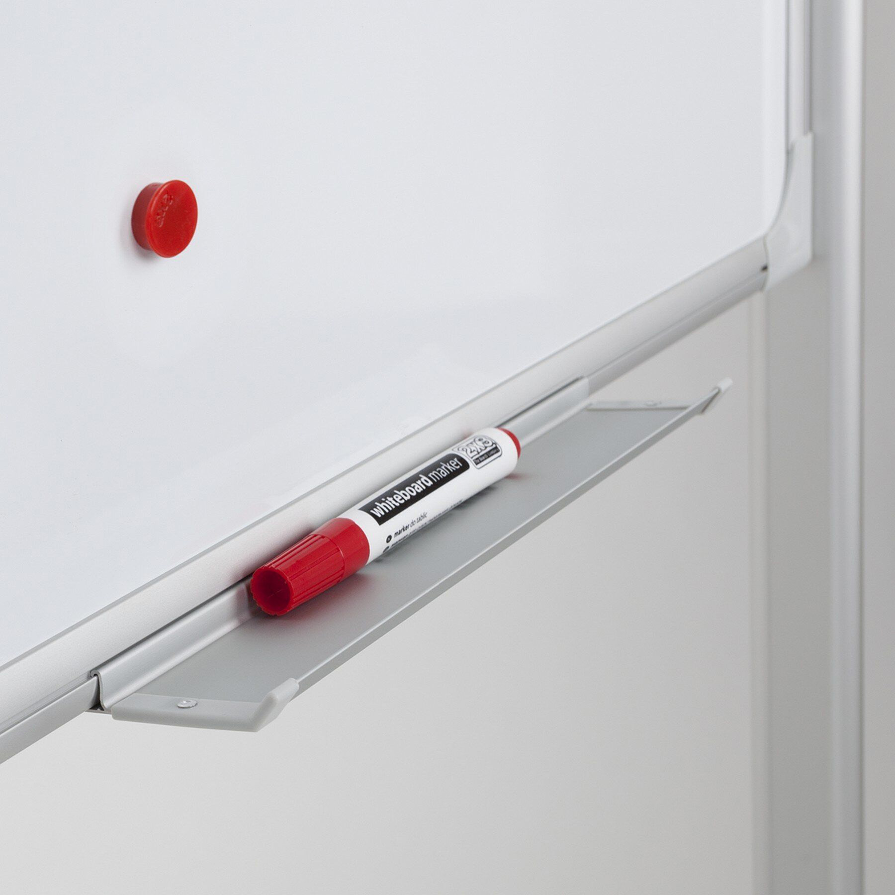 Флипчарт двухсторонний на колесиках 70*100см., керамическое покрытие 2x3 - фото 7