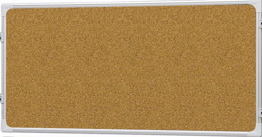 Доска модерационная 120х60см., пробковая, алюминиевая рамка 2x3 - фото 1