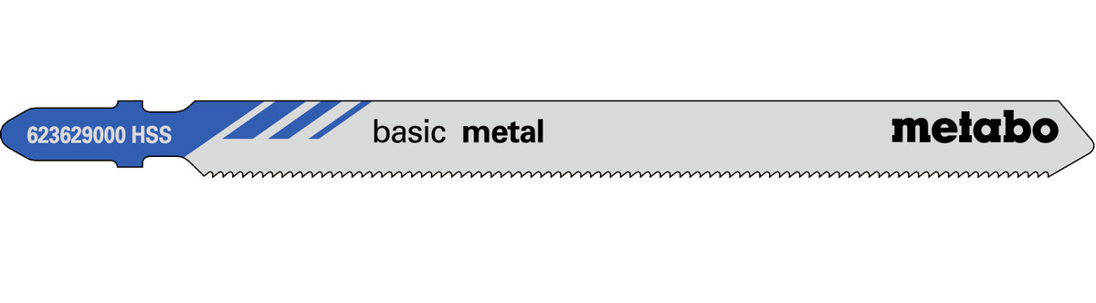 Пилка лобзикова Metal Basic T 318 A, 5од/уп. раб/дл.106мм Metabo - фото 1