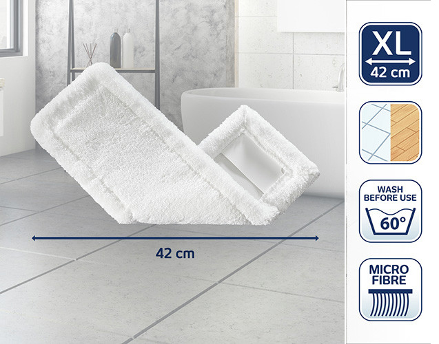 Насадка сменная для швабри Leifheit Classic XL 60Y 42х15 см (87017) LEIFHEIT - фото 4