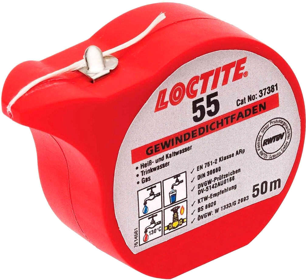 Нитка поліамідна для герметезації, 50м Loctite - фото 1
