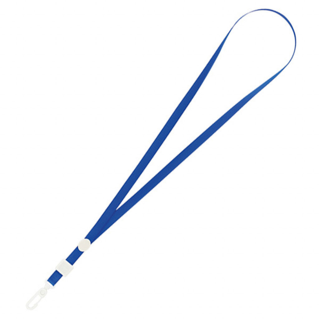 Стрічка для бейджа з карабіном, ширина 10мм., довжина 460мм., син. BuroMax - фото 2