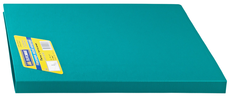 Папка з бічним прижимом і карманом пластикова, асорті BuroMax - фото 5