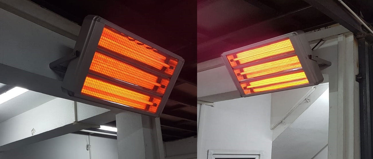 Обогреватель промышленный инфракрасный TYY 5400 Вт., настенный UFO - фото 5