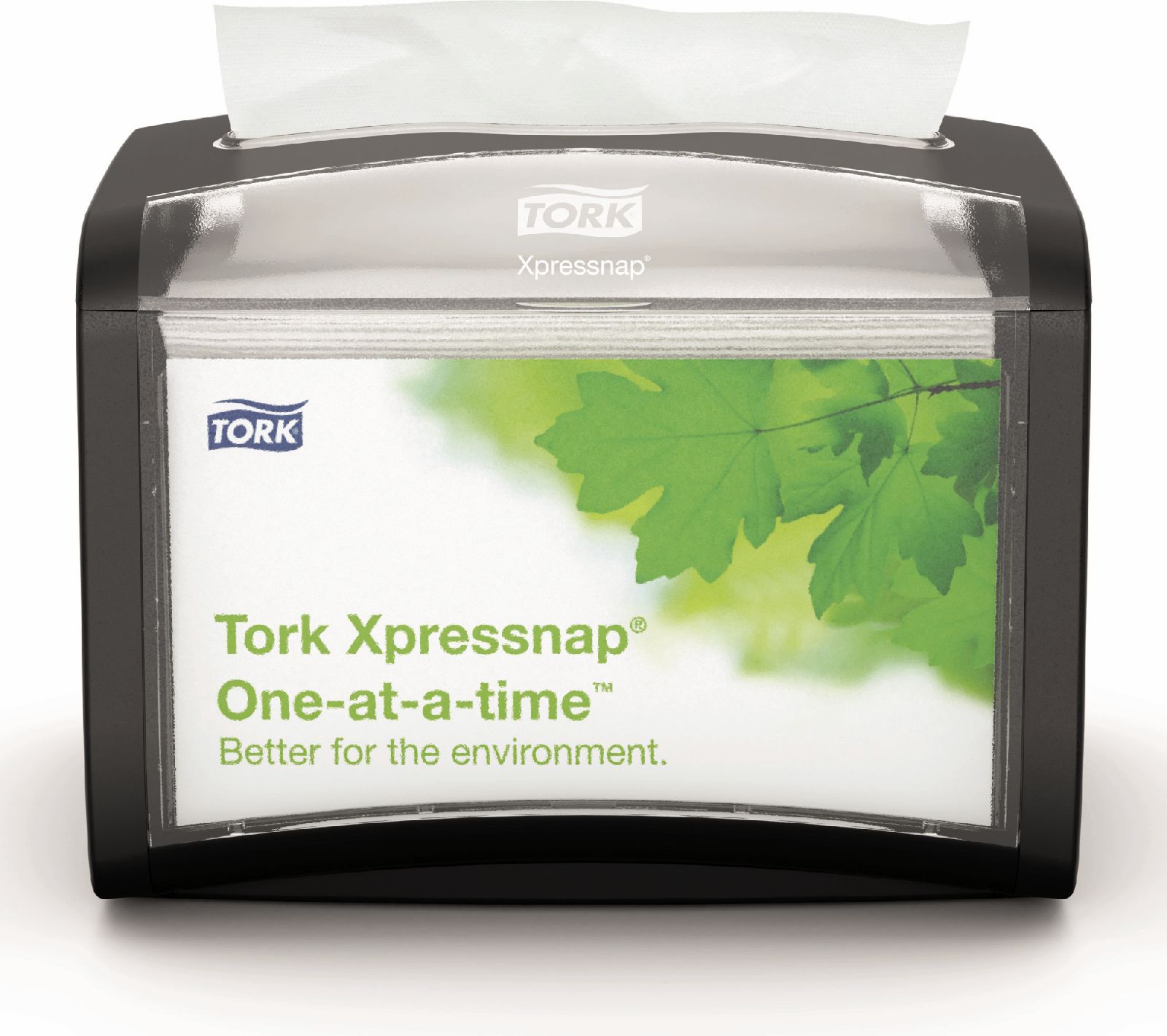 Диспенсер для салфеток Xpressnap® №4, 21,1*15*15,5см, Interfold, (N4), черн. Tork - фото 4