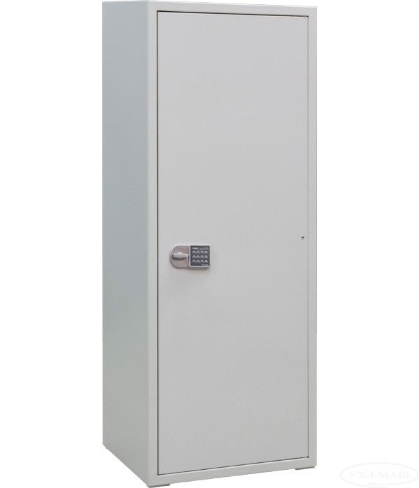 Бухгалтерский шкаф ШБС-12 EL, 2полки, 1дверь, трейзер(сейф), 1240*460*340мм., метал., электр. замок УХЛ-МАШ - фото 2