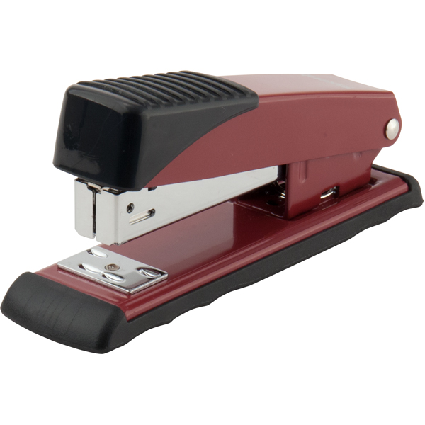 Степлер 24/6 Exakt-2, 25л., глубина скрепления 65мм., метал., 4926-A красный Axent - фото 2