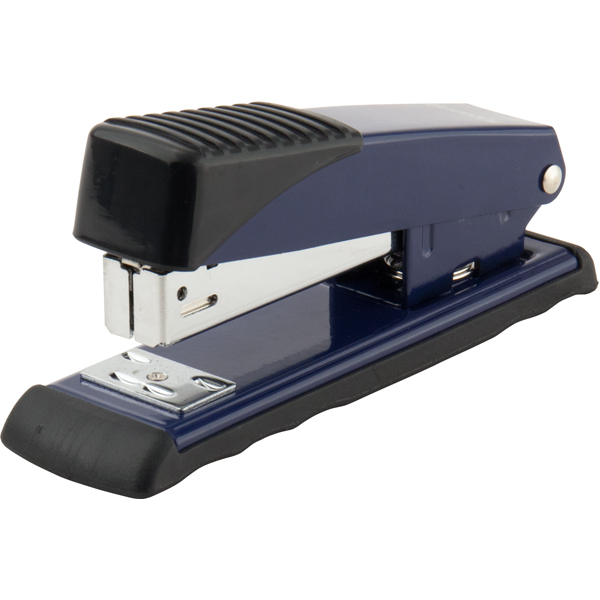 Степлер 24/6 Exakt-2, 25арк., глибина скріплення 65мм., метал., 4926-A син. Axent - фото 2