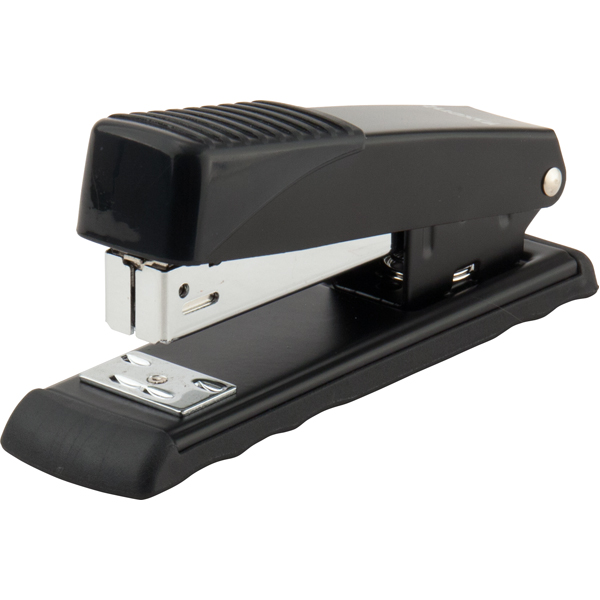 Степлер 24/6 Exakt-2, 25л., глубина скрепления 65мм., метал., 4926-A черный Axent - фото 2