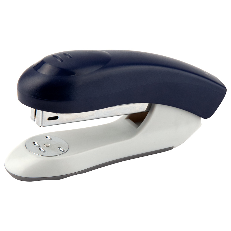 Степлер 24/6 Welle-2, 20арк., глибина скріплення 65мм., пласт., 4820-A син. Axent - фото 2