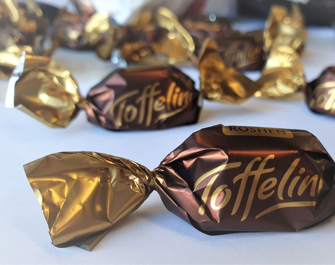 Конфеты Toffelini с шоколадной начинкой, 1кг. Roshen - фото 2