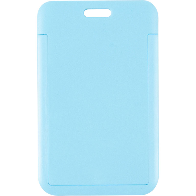 Бейдж-слайдер горизонтальний 85*54мм., ABS пластик, блакит. Axent - фото 2