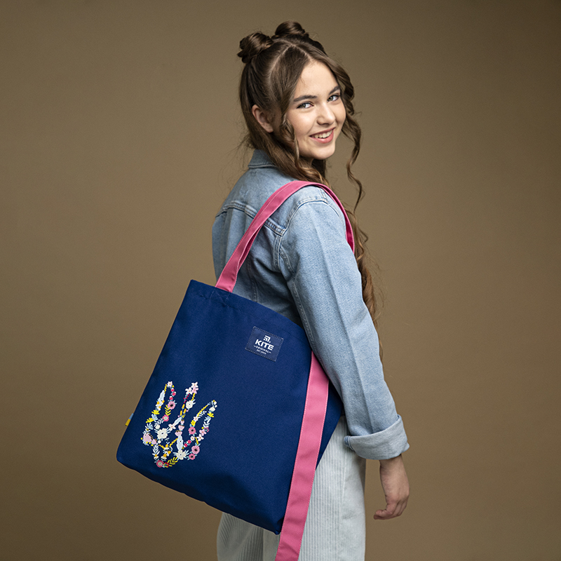 Сумка-шоппер Kite 587-2, син. Kite - фото 7