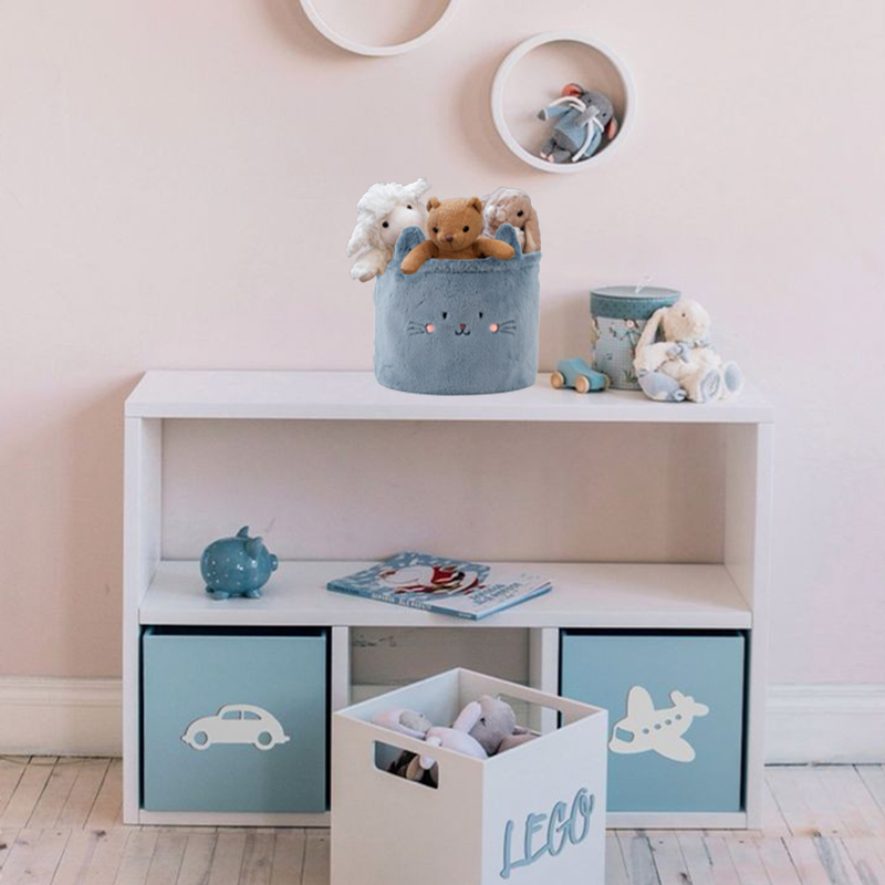 Корзина для хранения 3100 Cute Cat 30х25 см, плюшевая Kite - фото 3