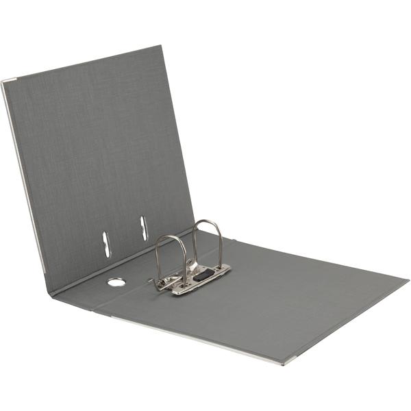 Реєстратор 7,5см. А4 (PP двостороннє покриття) Prestige, срібл. Axent - фото 2