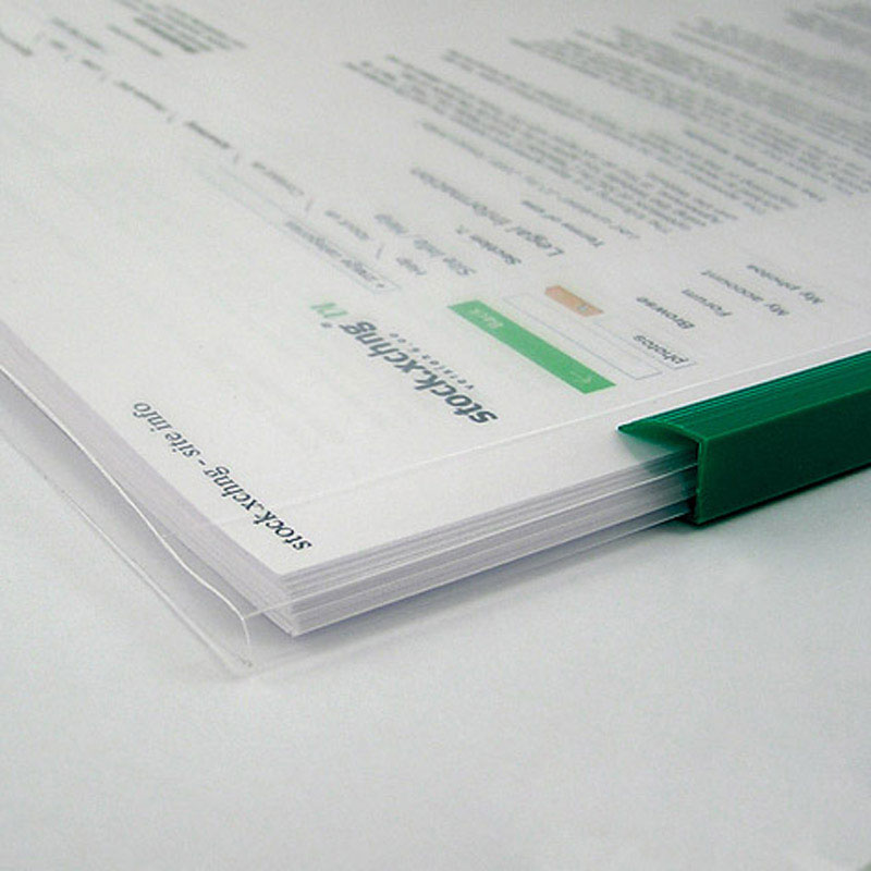 Папка з планкою, пластикова 6мм., асорті Axent - фото 2