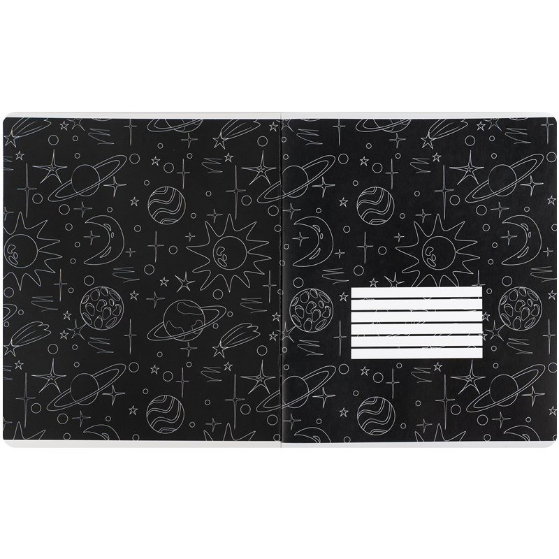 Тетрадь 24 лист., кл., гибр. лак + УФ лак, NASA (NS25-238) Kite - фото 6