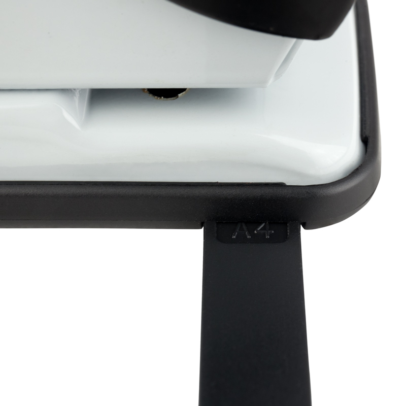 Дырокол на 2 отверстия, до 30 листов Exakt-2, металлический, красн. Axent - фото 4