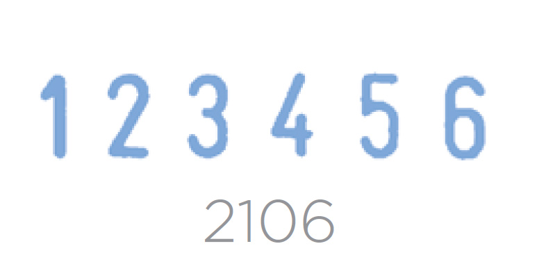 Нумератор металевий 6-розрядний, 4мм. Colop - фото 2