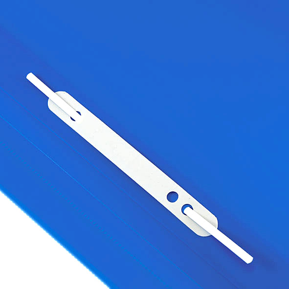 Швидкозшивач з прозорим верхом, А4, син. BuroMax - фото 3