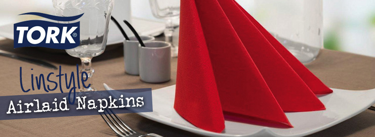 Салфетки 39*39см. Tork Premium LinStyle® 1 слойная, 50шт./уп., красн. Tork - фото 6