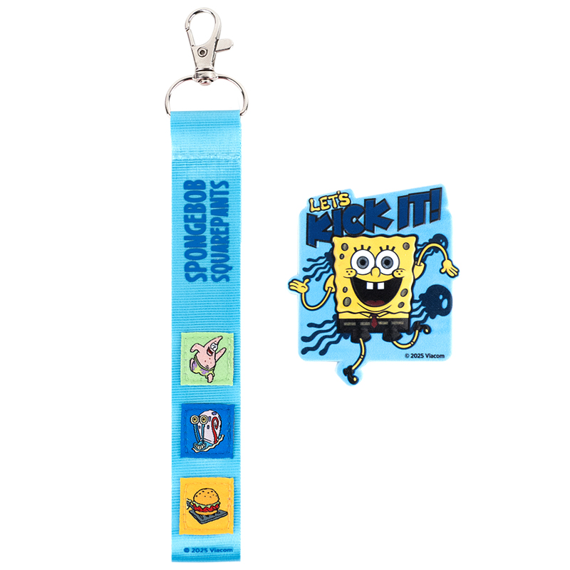Набір бейдж на липучці та підвіска, 2 шт., 3010 Sponge Bob Kite - фото 4